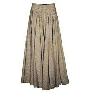 AllSaints Nightingale Maxi Skirt Stripe Parachute